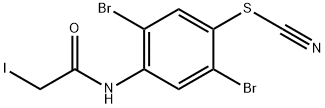 2,5-Dibromo-4-(2-iodoacetylamino)phenyl thiocyanate