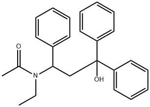 N-Ethyl-N-(3-hydroxy-1,3,3-triphenylpropyl)acetamide