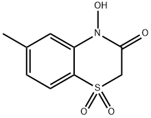 4-Hydroxy-6-methyl-2H-1,4-benzothiazin-3(4H)-one 1,1-dioxide