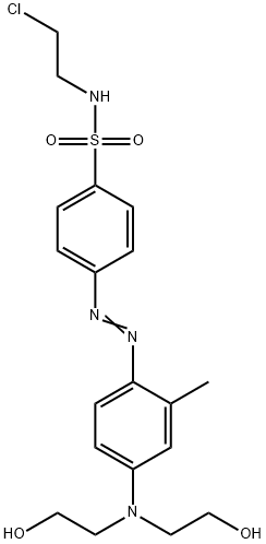 对[[4-[二(2-羟基乙基)氨基]-邻甲苯基]偶氮]-N-(2-氯乙基)苯磺酰胺