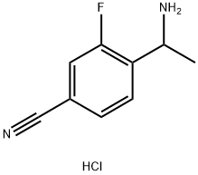 4-(1-AMINOETHYL)-3-FLUOROBENZONITRILE HCl
