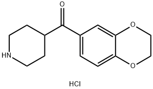 4-(2,3-dihydro-1,4-benzodioxine-6-carbonyl)piperidine hydrochloride