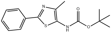 (4-甲基-2-苯基噻唑-5-基)氨基甲酸叔丁酯