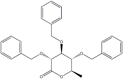 (3R,4S,5R,6R)-3,4,5-TRIS(BENZYLOXY)-TETRAHYDRO-6-METHYLPYRAN-2-ONE