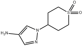 4-(4-amino-1H-pyrazol-1-yl)tetrahydro-2H-thiopyran 1,1-dioxide