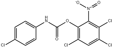 4-Chlorocarbanilic acid 3,4,6-trichloro-2-nitrophenyl ester