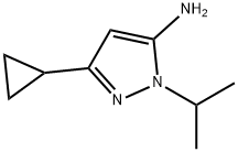 3-CYCLOPROPYL-1-ISOPROPYL-1H-PYRAZOL-5-AMINE