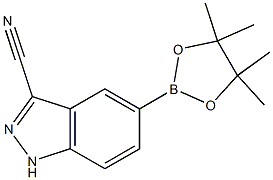 5-(4,4,5,5-tetramethyl-1,3,2-dioxaborolan-2-yl)-1H-indazole-3-carbonitrile