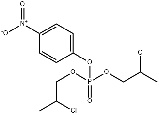 Phosphoric acid bis(2-chloropropyl)4-nitrophenyl ester