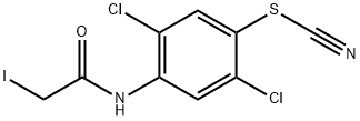 2,5-Dichloro-4-(2-iodoacetylamino)phenyl thiocyanate