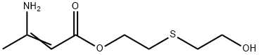 3-Amino-2-butenoic acid 2-(2-hydroxyethylthio)ethyl ester