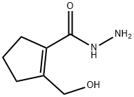 1-Cyclopentene-1-carboxylic  acid,  2-(hydroxymethyl)-,  hydrazide