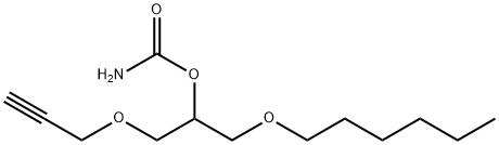 1-(Hexyloxy)-3-(2-propynyloxy)-2-propanol carbamate