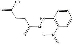 4-(2-{2-nitrophenyl}hydrazino)-4-oxobutanoic acid
