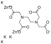 DIPOTASSIUM [[N,N'-ETHYLENEBIS[N-(CARBOXYLATOMETHYL)GLYCINATO]](4-)-N,N',O,O',ON,ON']ZINCATE(2-)