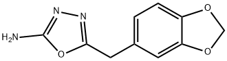 5-(1,3-BENZODIOXOL-5-YLMETHYL)-1,3,4-OXADIAZOL-2-AMINE