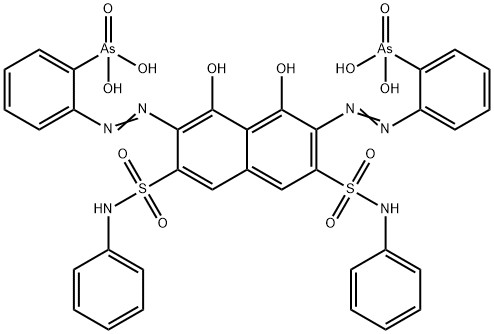 [[1,8-二羟基-3,6-双[(苯基氨基)硫酰基]-2,7-萘二基]双(偶氮-2,1-亚苯基)]双胂酸