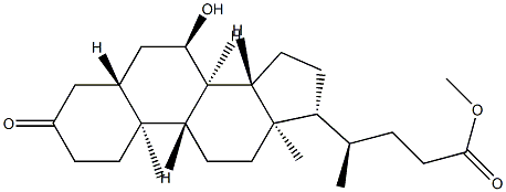 3-Oxo-7α-hydroxy-5α-cholanic acid methyl ester