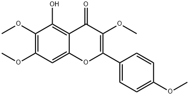 5-Hydroxy-3,6,7,4'-tetramethoxyflavone