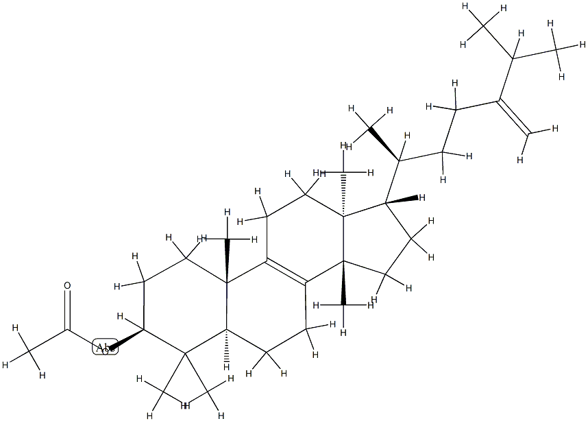 24-Methylene-5α-tirucalla-8-ene-3β-ol acetate
