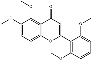 4H-1-Benzopyran-4-one, 2-(2,6-dimethoxyphenyl)-5,6-dimethoxy-