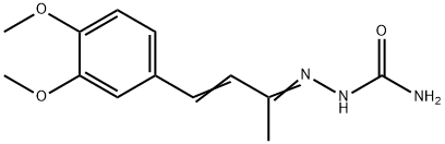 [4-(3,4-dimethoxyphenyl)but-3-en-2-ylideneamino]urea