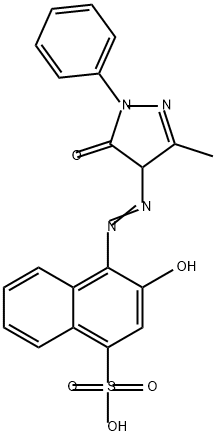 4-[[(4,5-Dihydro-3-methyl-5-oxo-1-phenyl-1H-pyrazol)-4-yl]azo]-3-hydroxy-1-naphthalenesulfonic acid