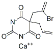 5-allyl-5-(2-bromoallyl)barbituric acid, calcium salt