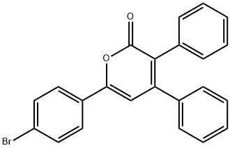 3,4-Diphenyl-6-(4-bromophenyl)-2H-pyran-2-one