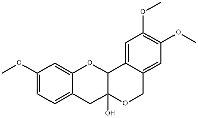5,12a-Dihydro-2,3,10-trimethoxy-[2]benzopyrano[4,3-b][1]benzopyran-6a(7H)-ol