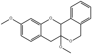 5,6a,7,12a-Tetrahydro-6a,10-dimethoxy[2]benzopyrano[4,3-b][1]benzopyran