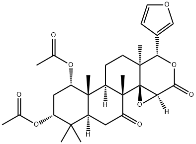 (13α,17aα)-1α,3α-Bis(acetyloxy)-14β,15β:21,23-diepoxy-4,4,8-trimethyl-D-homo-24-nor-17-oxa-5α-chola-20,22-diene-7,16-dione