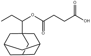 Succinic acid hydrogen 1-[1-(1-adamantyl)propyl] ester