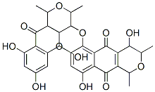3,4,6a,7,9,9a-Hexahydro-4,11,13,15,18-pentahydroxy-1,3,7,9-tetramethyl-1H-[2]benzopyrano[6,7-f]naphtho[2',3':4,5]pyrano[4,3-b][1,4]benzodioxin-5,10,19(15H)-trione
