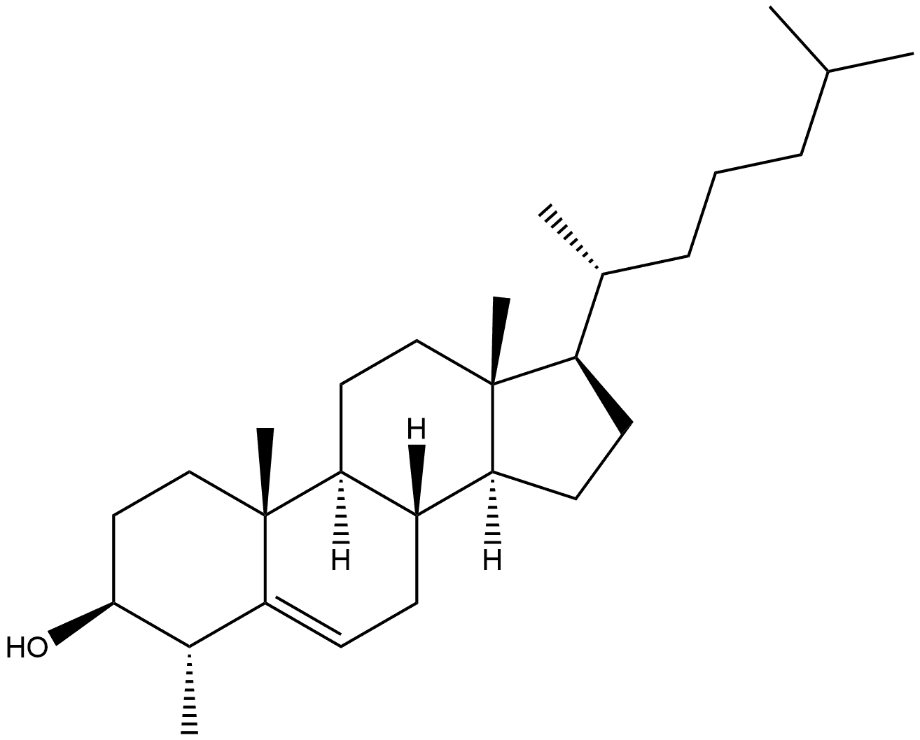 4α-Methyl-cholest-5-en-3β-ol