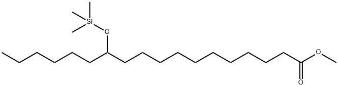 12-(Trimethylsilyloxy)octadecanoic acid methyl ester