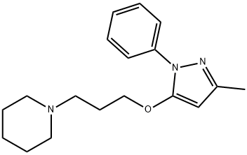 1-[3-[(3-Methyl-1-phenyl-1H-pyrazol-5-yl)oxy]propyl]piperidine