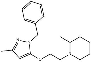 1-[2-[(1-Benzyl-3-methyl-1H-pyrazol-5-yl)oxy]ethyl]-2-methylpiperidine