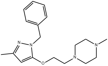 1-[2-[(1-Benzyl-3-methyl-1H-pyrazol-5-yl)oxy]ethyl]-4-methylpiperazine