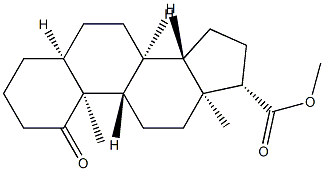 1-Oxo-5β-androstane-17β-carboxylic acid methyl ester