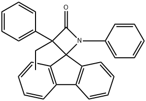 3-Ethyl-1,3-diphenylspiro[azetidine-2,9'-[9H]fluoren]-4-one