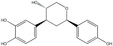 4-[(2R)-3,4,5,6-Tetrahydro-5α-hydroxy-2-(4-hydroxyphenyl)-2H-pyran-4β-yl]-1,2-benzenediol