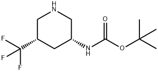 N - [(3R,5S)-5-(三氟甲基)哌啶-3-基]氨基甲酸叔丁酯