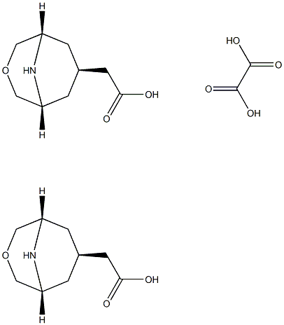 exo-3-Oxa-9-aza-bicyclo[3.3.1]nonane-7-acetic acid oxelate(2:1)