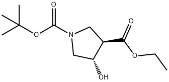 1-(叔丁基) 3-乙基 (3R,4S)-4-羟基吡咯烷-1,3-二羧酸酯
