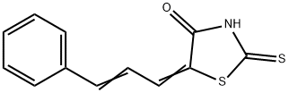 4-Thiazolidinone, 5-(3-phenyl-2-propenylidene)-2-thioxo-