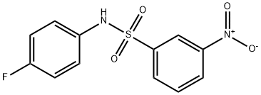 Benzenesulfonamide, N-(4-fluorophenyl)-3-nitro-