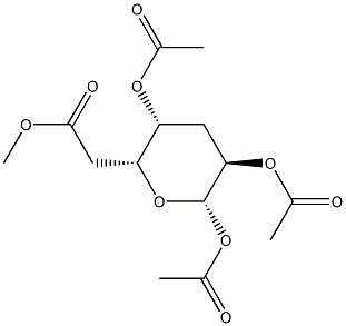 3-Deoxy-β-D-xylo-hexopyranose tetraacetate
