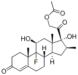 9-FLUORO-11BETA,17,21-TRIHYDROXY-16BETA-METHYLPREGN-4-ENE-3,20-DIONE 21-ACETATE