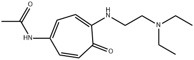 N-[4-[[2-(Diethylamino)ethyl]amino]-5-oxo-1,3,6-cycloheptatrien-1-yl]acetamide